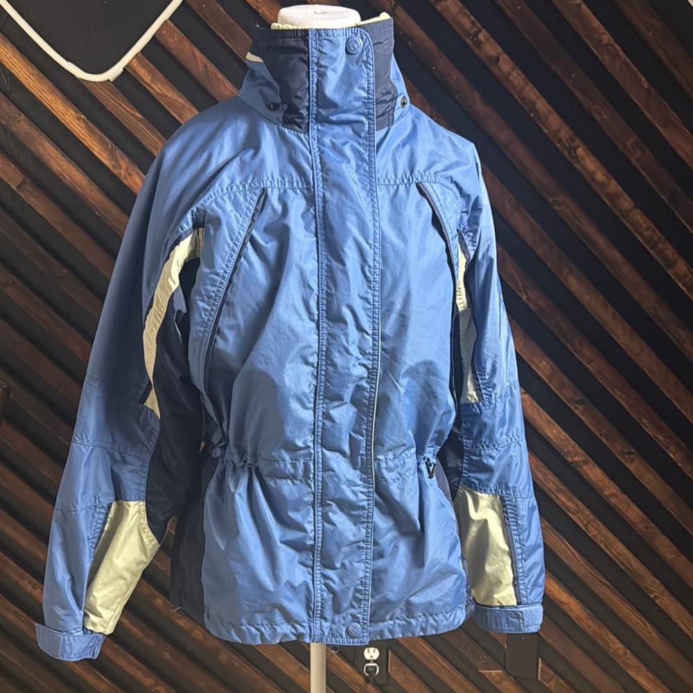 Columbia Fire Ridge Blue and Cream Jacket